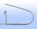 Spring Clip pin for fastening drop tubes